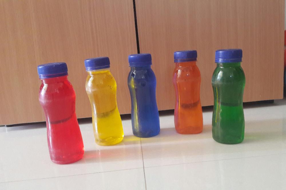 DIY Colour Sensory Bottles