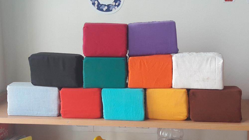 DIY Colourful Soft Blocks